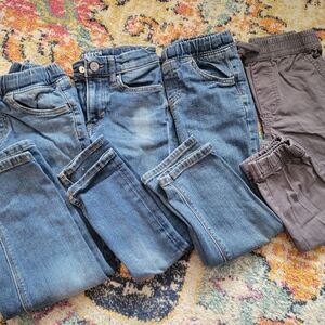 Boy's Blue Denim Jeans Bundle Of 4 Jeans | 5t